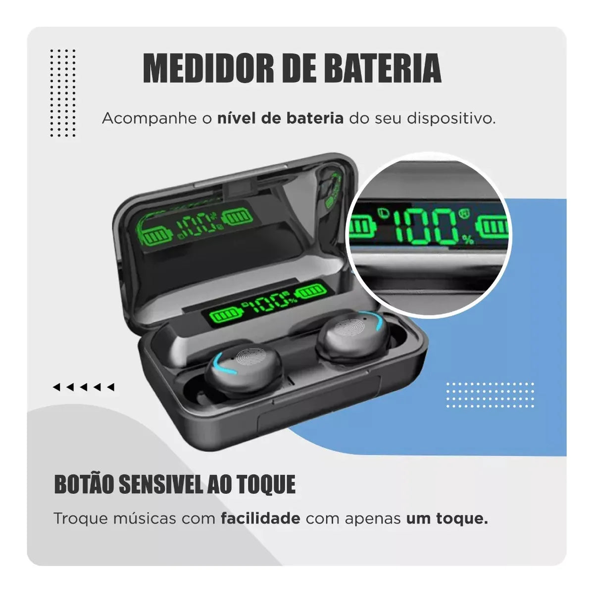 Audífonos in-ear gamer inalámbricos F9