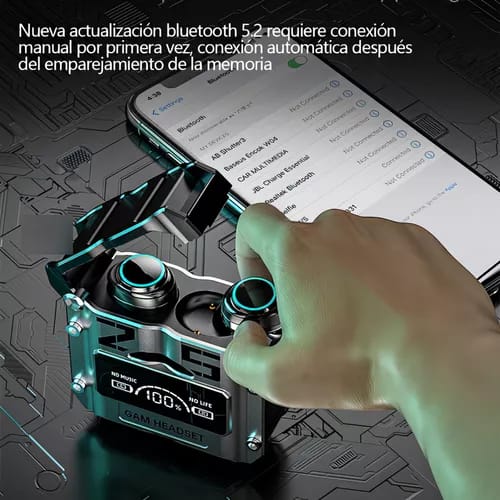 Audifonos Inalambricos Bluetooth Gamer D